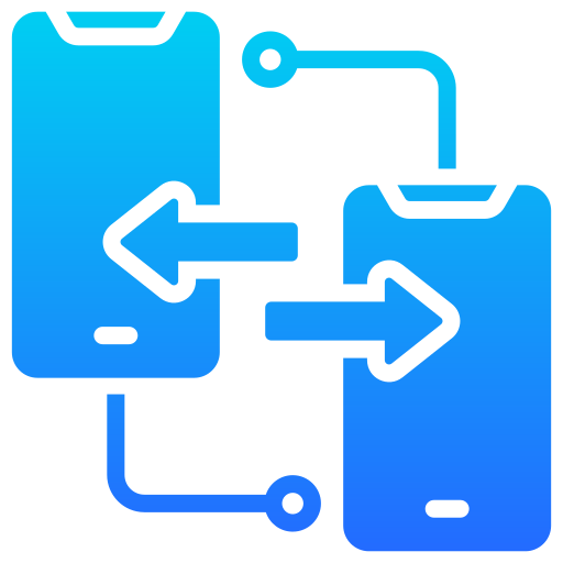 sincronización de datos móviles icono gratis