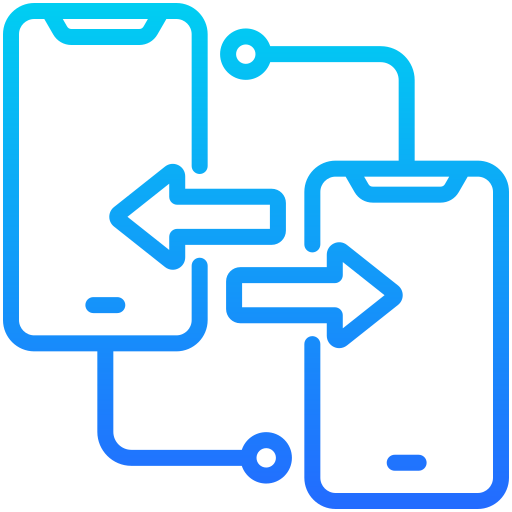 sincronización de datos móviles icono gratis