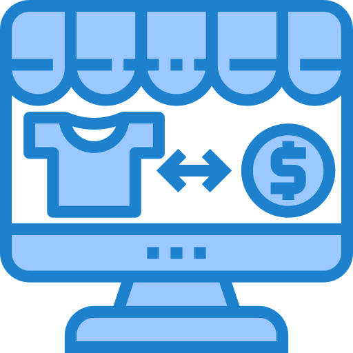 tienda online icono gratis