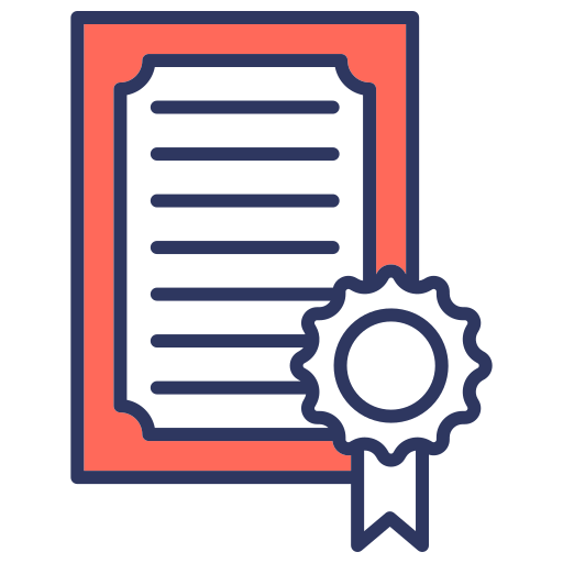 certificado icono gratis