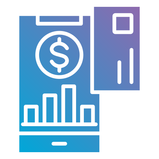 análisis financiero icono gratis