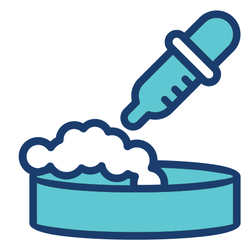 reacción química icono gratis