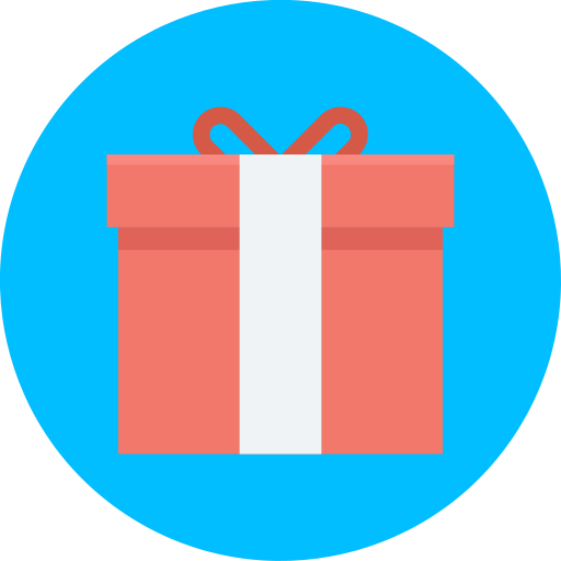 caja de regalo icono gratis