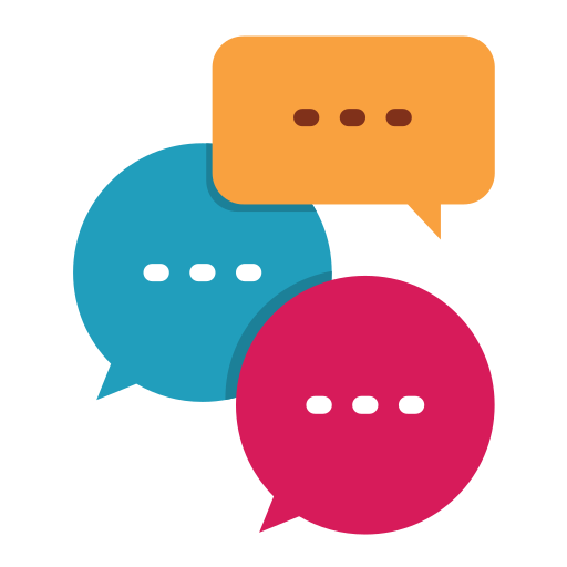 charlando icono gratis