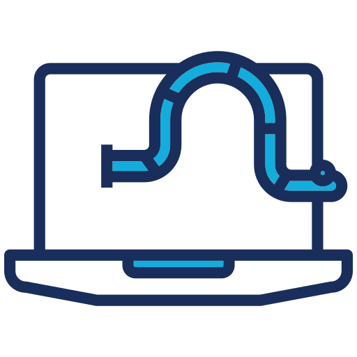 gusanos icono gratis