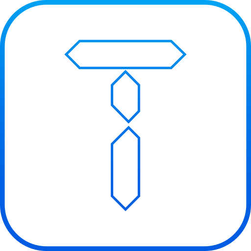 letra t icono gratis