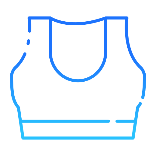 sujetador deportivo icono gratis