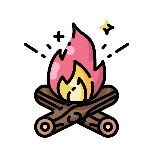 hoguera icono gratis