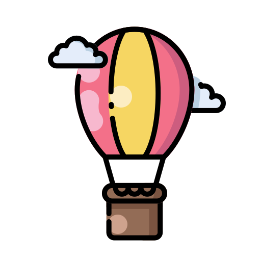 globo aerostático icono gratis