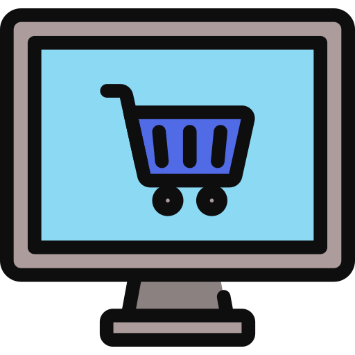 compras online grátis ícone compras online grátis ícone