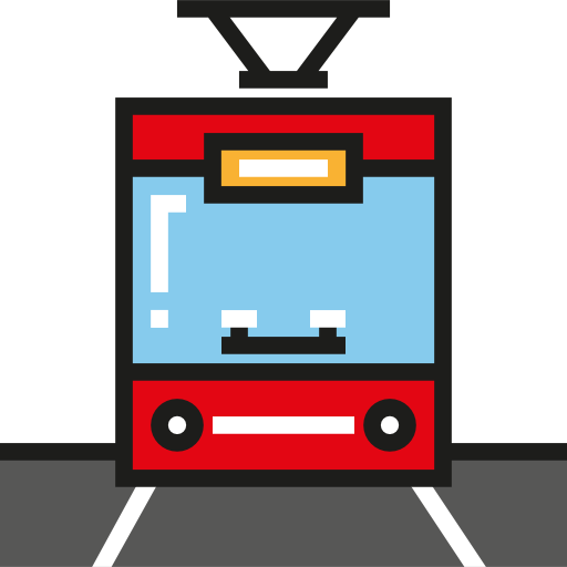 tranvía icono gratis