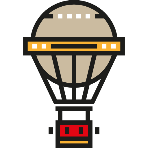 Воздушный шар бесплатно иконка