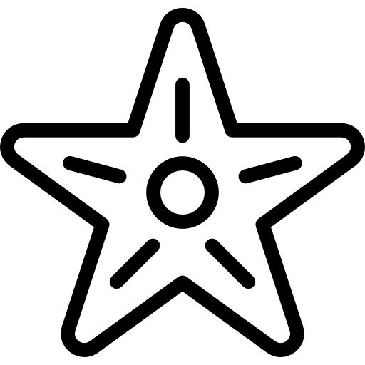 estrella de mar icono gratis