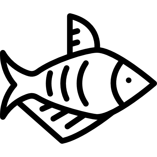 Fish Detailed Rounded Lineal icon