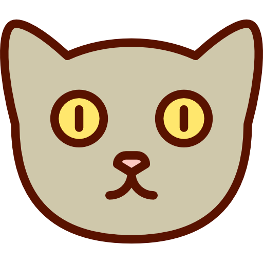 Brown cat icon - Free brown animal icons