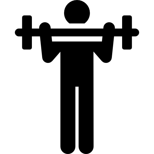 Weightlifting Pictograms Fill icon