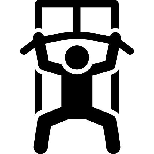 Weightlifting Pictograms Fill icon