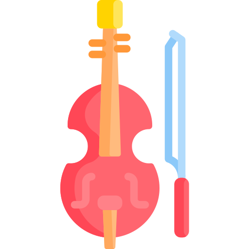 violín icono gratis