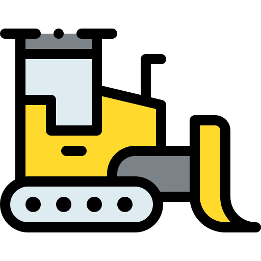 Bulldozer icono gratis