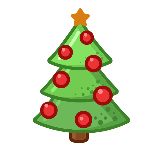 árbol de navidad icono gratis