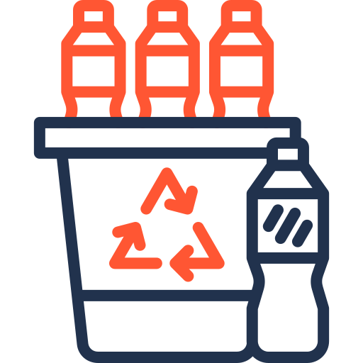 contenedor de plástico icono gratis