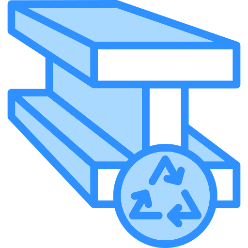 reciclaje de metales icono gratis