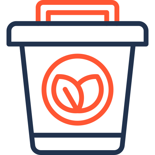 residuos orgánicos icono gratis