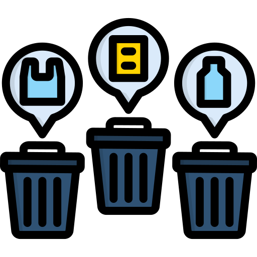 Separate collection free icon Separate collection free icon