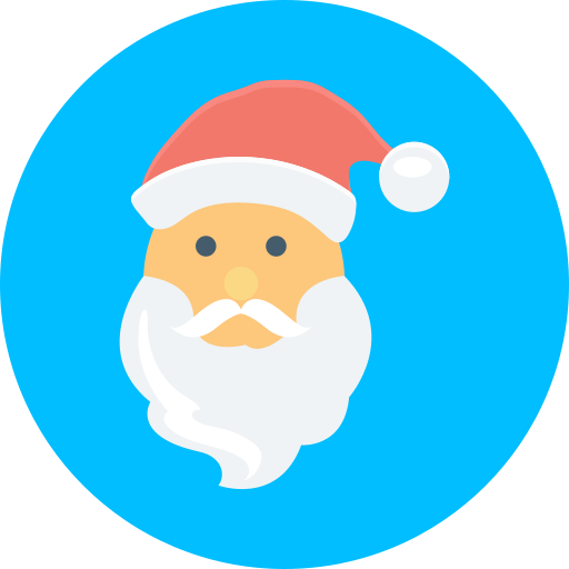 papá noel icono gratis