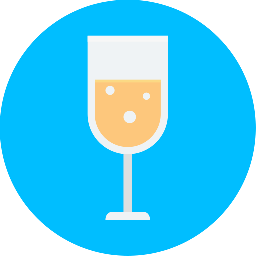 Alcoholic drink free icon
