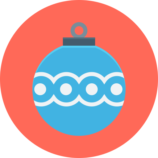 boule de noël Icône gratuit boule de noël Icône gratuit