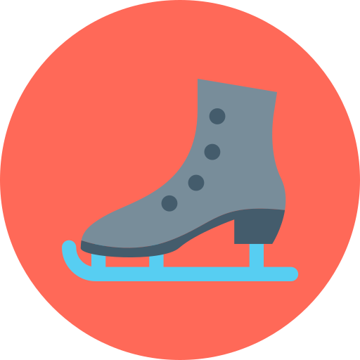 patinaje sobre hielo icono gratis