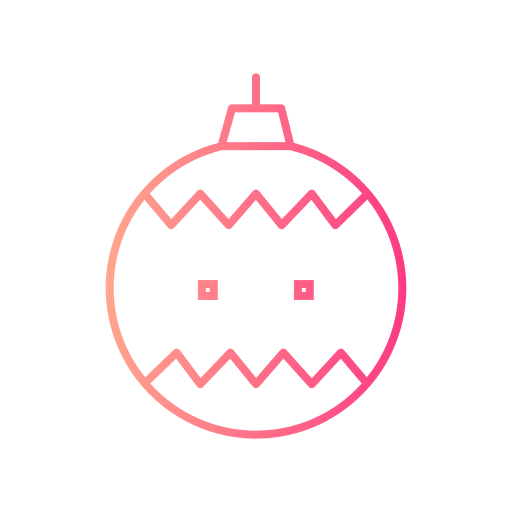 bola de navidad icono gratis