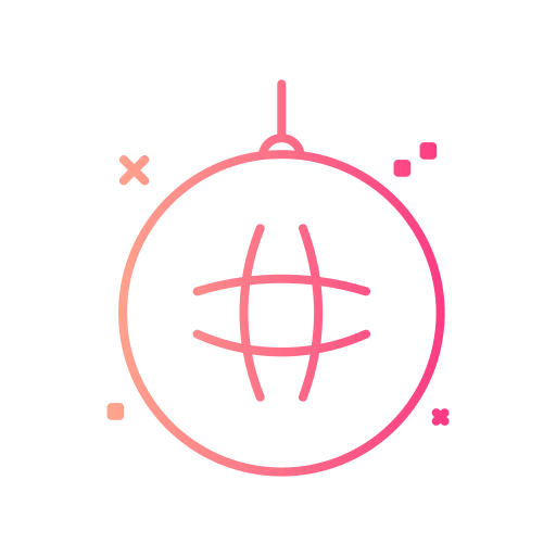 bola de navidad icono gratis