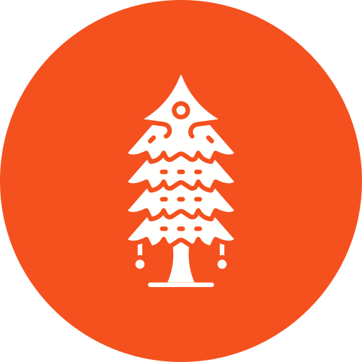 Christmas tree free icon