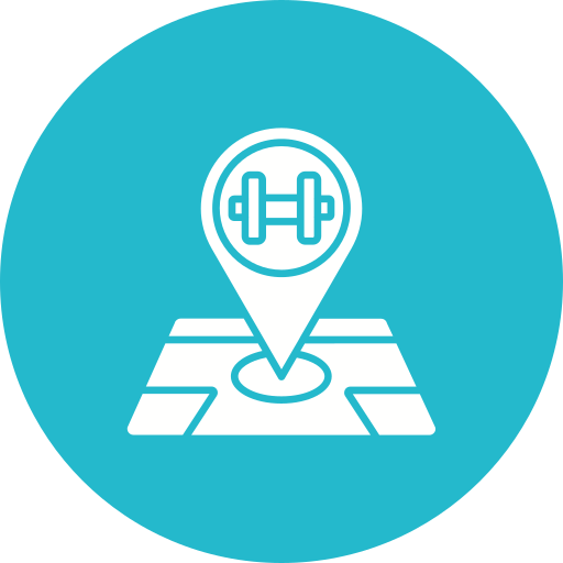 Gym location free icon
