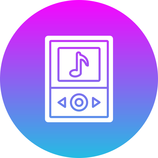 reproductor de mp3 icono gratis