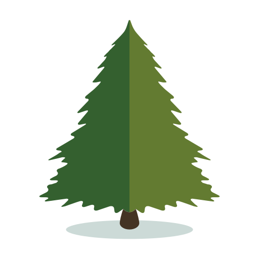 árbol de navidad icono gratis