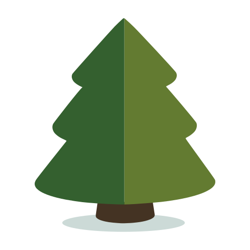 árbol de navidad icono gratis