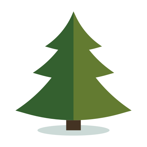 árbol de navidad icono gratis