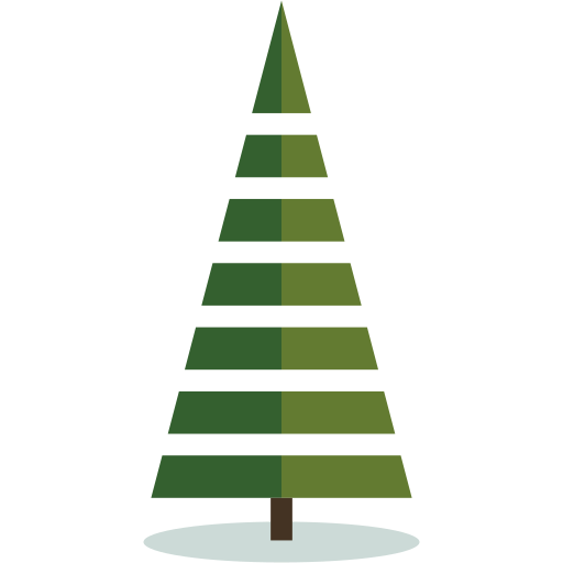 árbol de navidad icono gratis