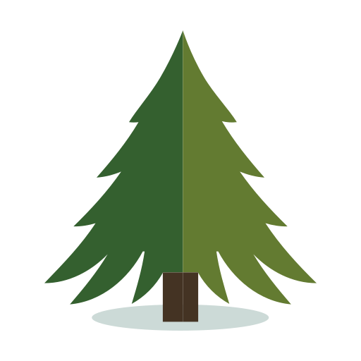 árbol de navidad icono gratis