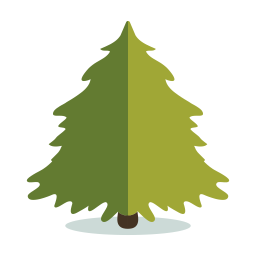 árbol de navidad icono gratis