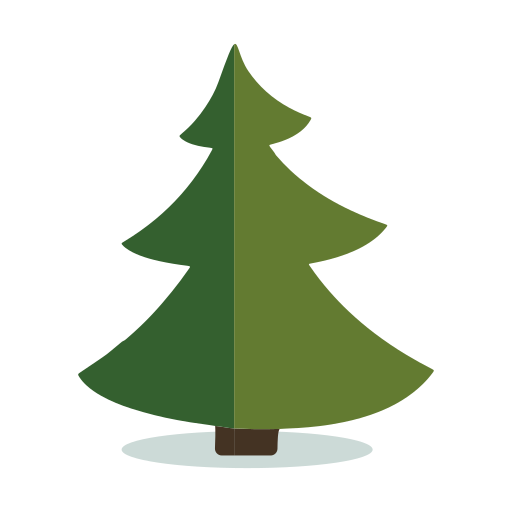 árbol de navidad icono gratis