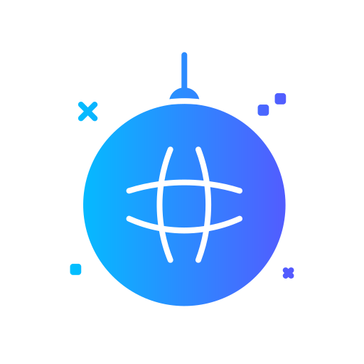 bola de navidad icono gratis