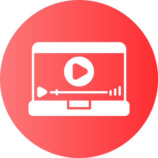 reproductor de video icono gratis