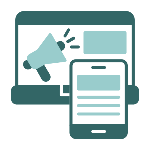 Digital marketing free icon