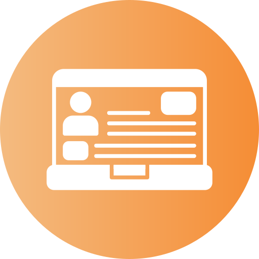 biografía icono gratis