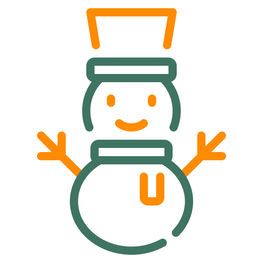 muñeco de nieve icono gratis