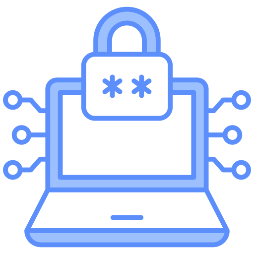 seguridad cibernética icono gratis